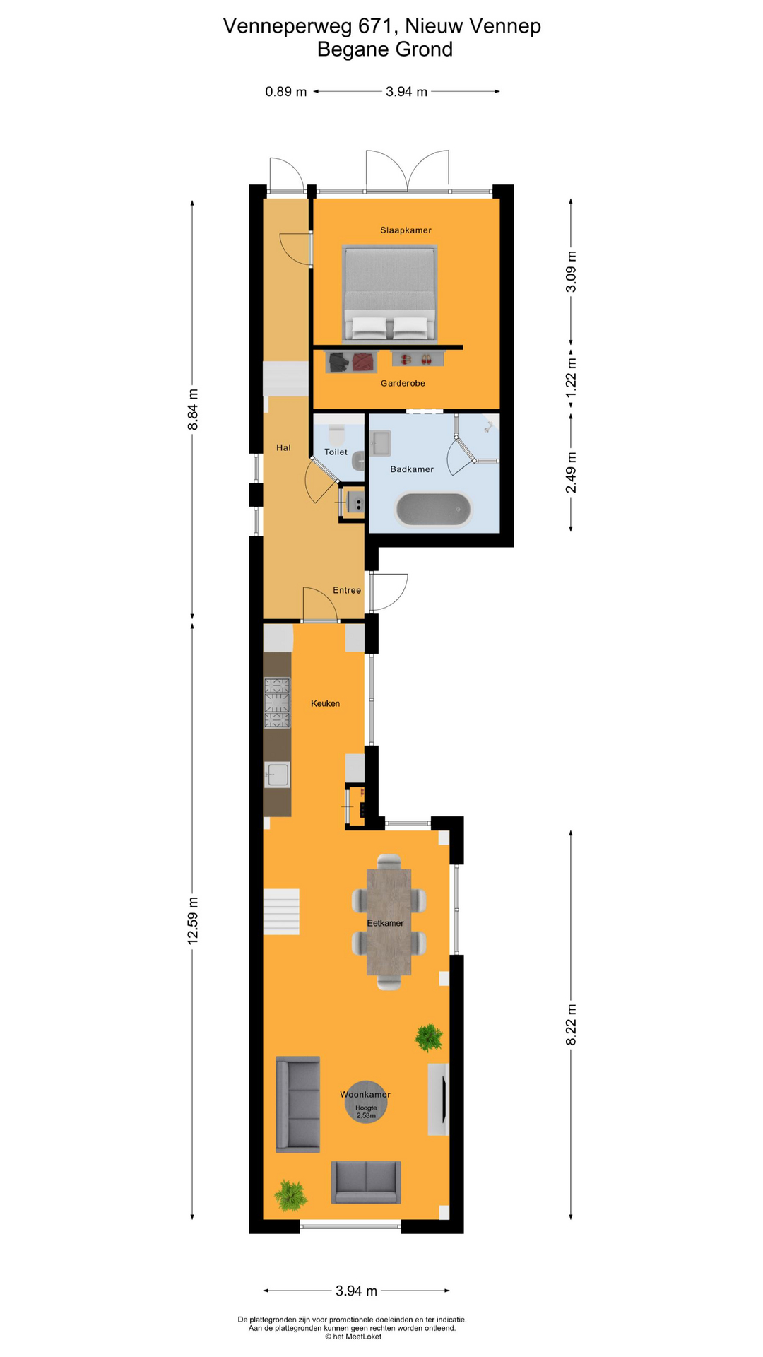 Venneperweg 671 , 2152 CD Nieuw-vennep map